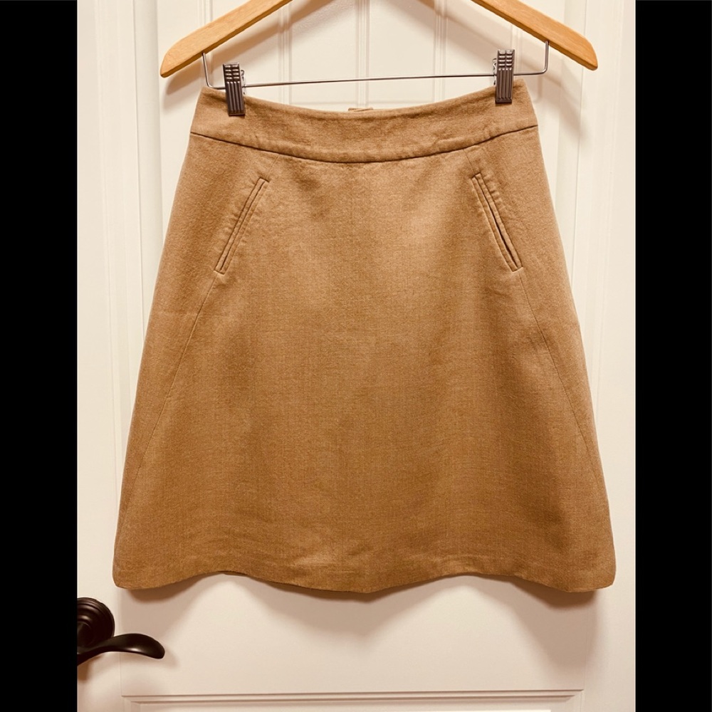 Banana Republic Wool A-Line Skirt with Pockets